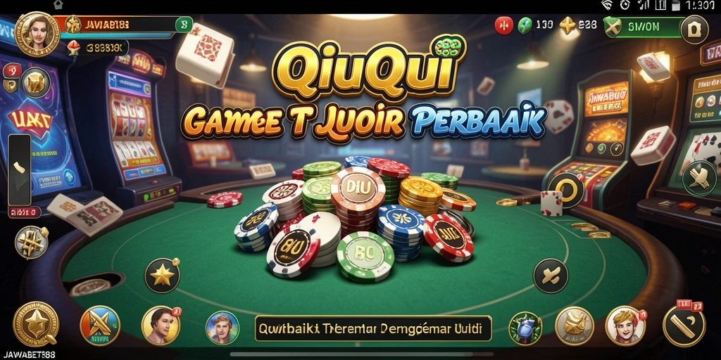 Tampilan gameplay seru dari JAWABET88 dengan suasana QiuQiu.
