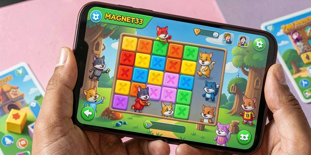 Tampilan gameplay MAGNET33 yang menantang dan menarik.