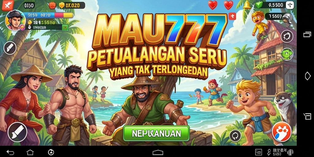 Tampilan gameplay seru dalam petualangan MAU777 yang menegangkan.