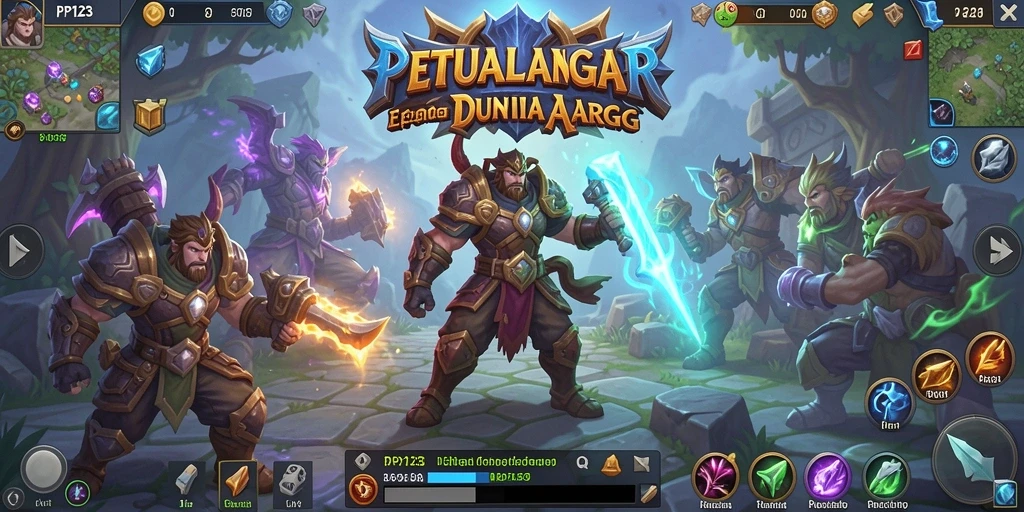 Tangkapan layar gameplay menampilkan aksi seru dalam <strong>PP123</strong>.